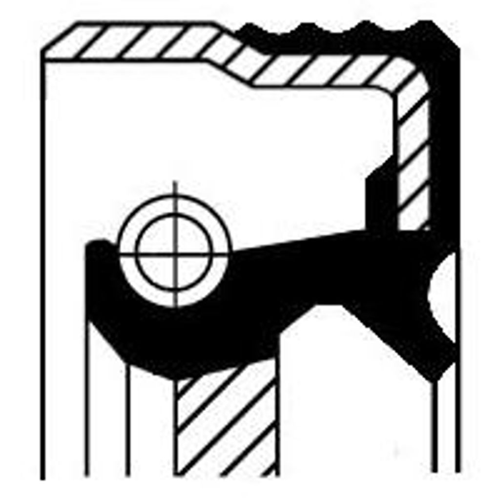 CORTECO 01016267B Simmerring, Kurbelwelle OE X550170902000 kompatibel mit Vito