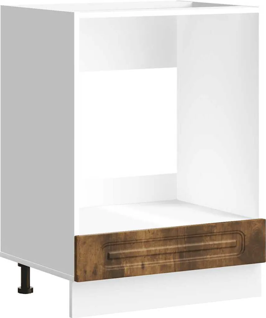 SYFAX™ Armadio Porta Forno Kalmar Rovere Fumo - Mobile Cucina Robusto