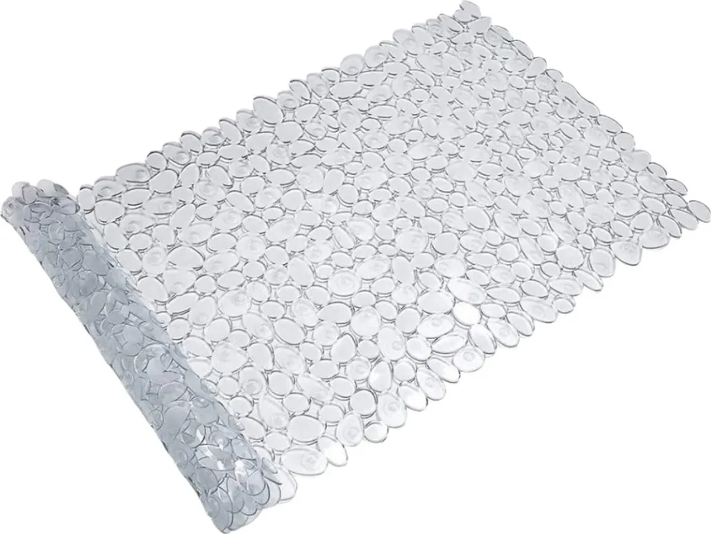 Tappetino Doccia Antiscivolo Buxibo 88x40cm Bianco - Protezione Totale