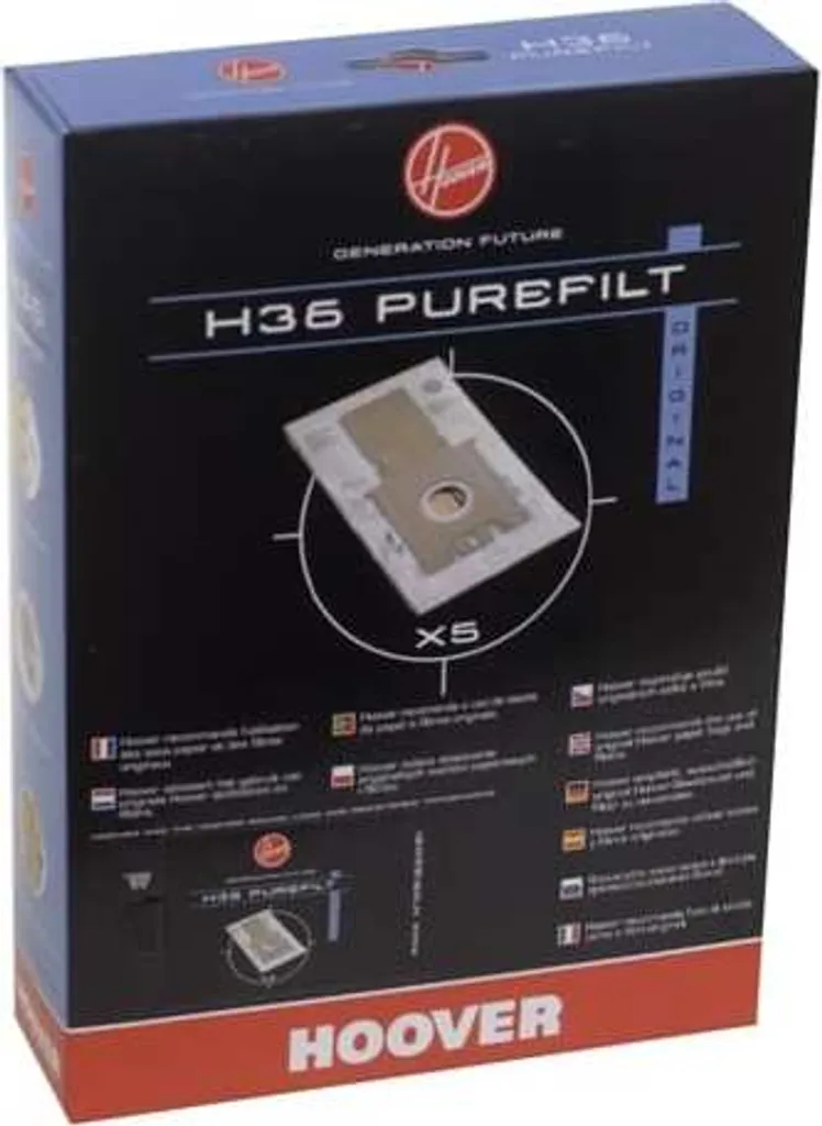 Hoover - Stofzuigerzak Orig H36 Discovery 5 Stuks - 09185091