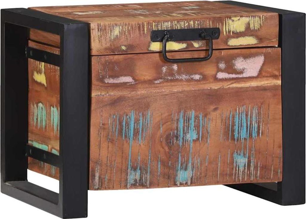 Aufbewahrungs-Truhen 40 x 30 x 30 cm Massivholz Altholz