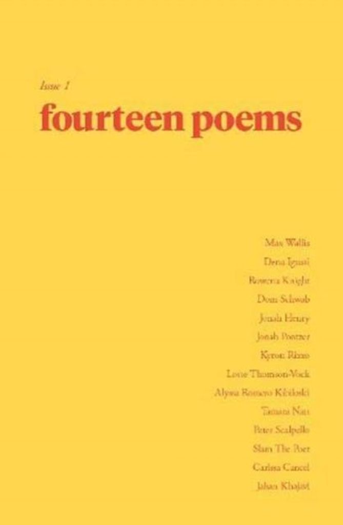 Fourteen Poems Issue 1 – Lingua: Inglese