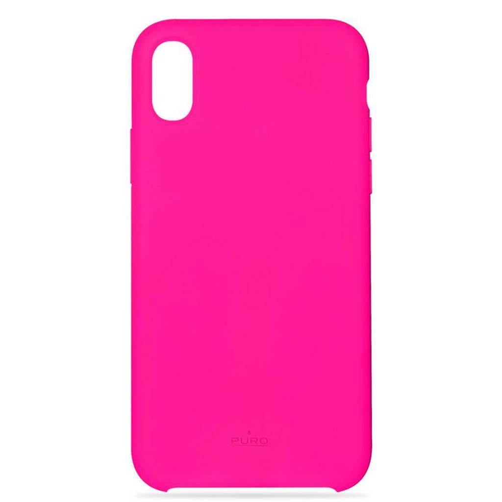Cover in silicone rosa per Apple iPhone X/XS Immagine del prodotto 