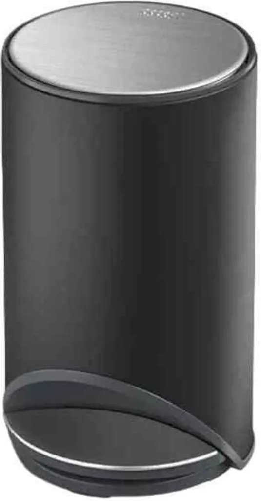 Poubelle 10L mat noir Joseph Joseph Arc - Ouverture pédale douce et fluide