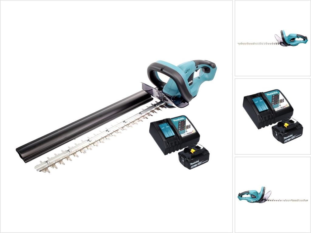 Makita DUH 523 RG Akku Heckenschere 18 V 52 cm + 1x Akku 6,0 Ah + Ladegerät