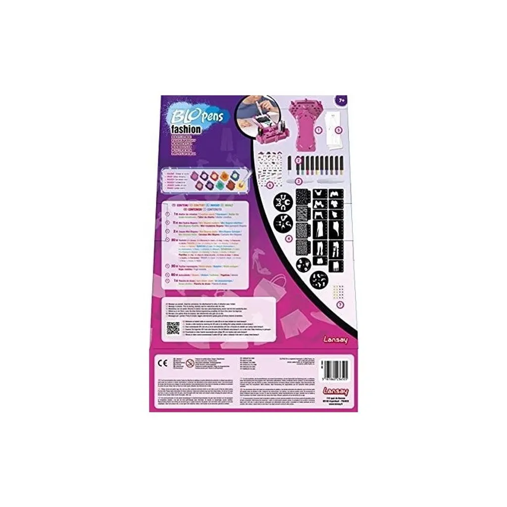 Activité Créative Enfant : Blopens Set Dessin de Mode Lansay Plastique - 2