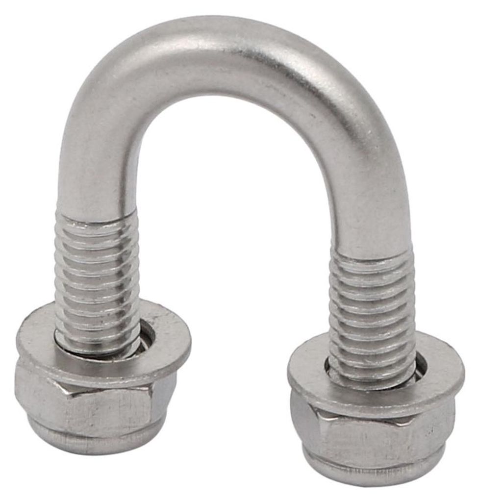 10 Stš¹ck Bš¹gelschraube M6x12mm Gewinde U Bolzen 304 Edelstahl U-Bš¹gel mit Gewinde Bš¹gelschelle Runde Biege U Schraube U-Bolzen Bš¹gel...
