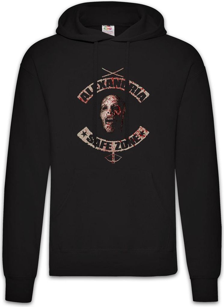 Urban Backwoods Alexandria Safe Zone, Herren Hoodie, Farbe: Schwarz, Größe: XL