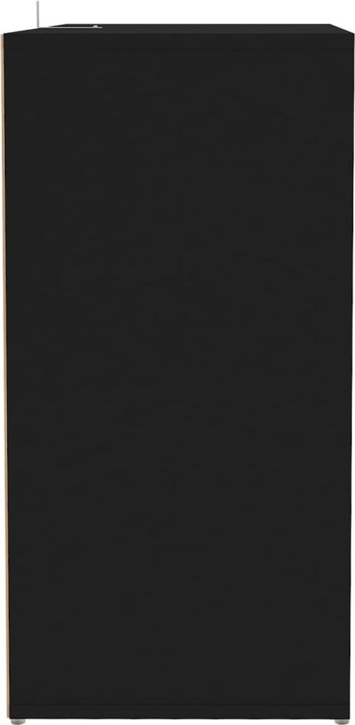 vidaXL Szafka na buty czarna 60x35x70 cm materiał Zdjęcie produktu 7