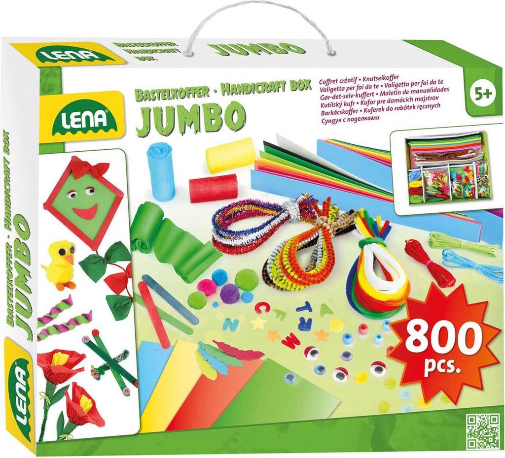Zestaw rzemieślniczy LENA Jumbo 800 różnych części Zdjęcie produktu 