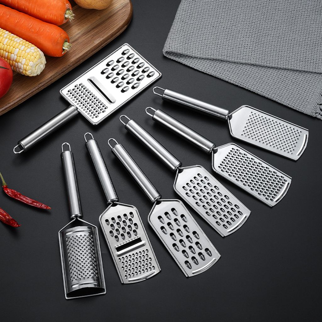 Zitronen-Zester, Käsereibe, robuste Küchenwerkzeuge aus Edelstahl für Parmesan, Schokolade, Knoblauch, Obst, Gemüse, Ingwerreibe, Gemüseschredder