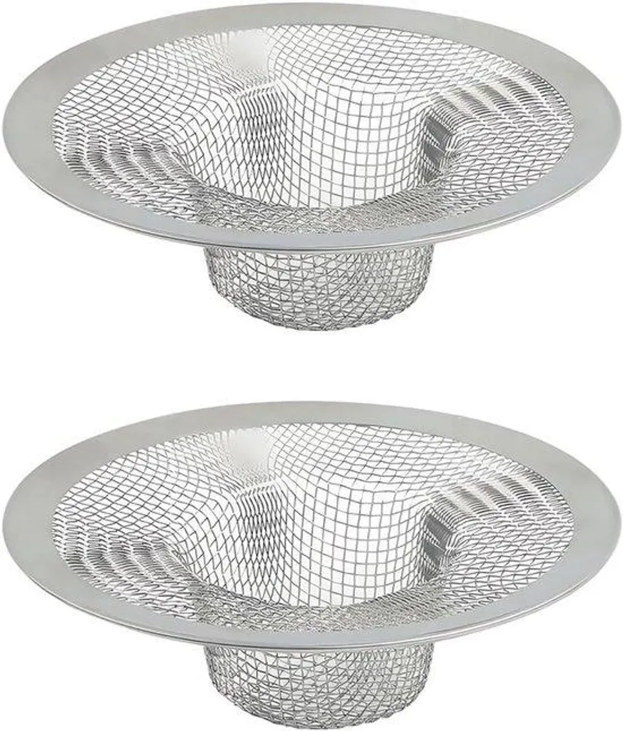 Bonde et bouchon de lavabo universel en inox 90mm pour évier cuisine
