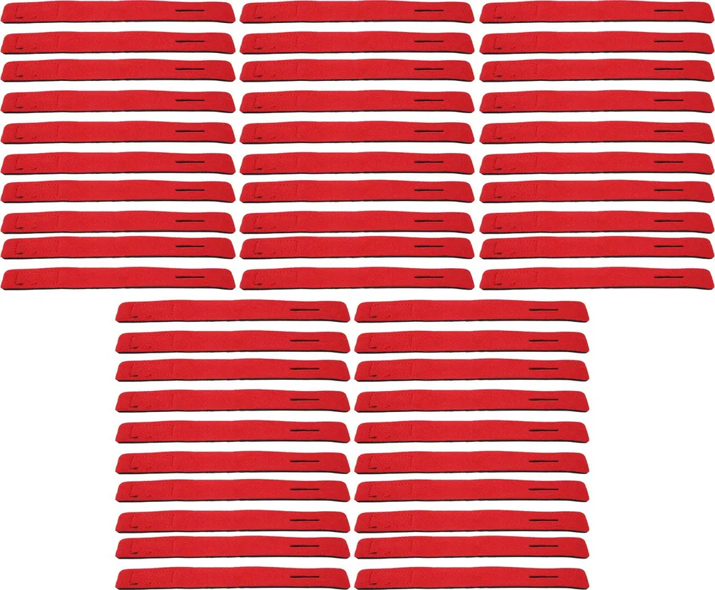 Lot de 50 Sangles de Canne à Pêche Extensibles pour Rangement et Transport