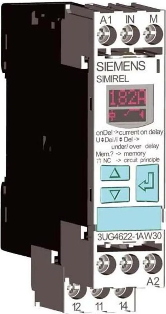 Surveiller un courant monophasé avec le relais Siemens 3UG4622-1AW30