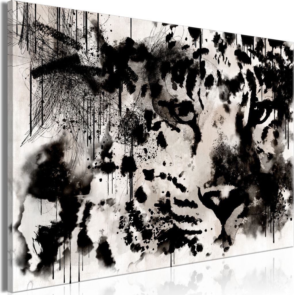 Vliesstoff Leinwandbild - Cat's Look (1 Part) Wide 90x60 cm Tiere g-A-0360-b-a