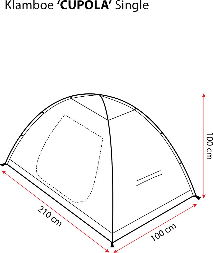 Deconet Moskitonetzzelt Cupola Weiß – L210xH100xB100cm Produktbild 2