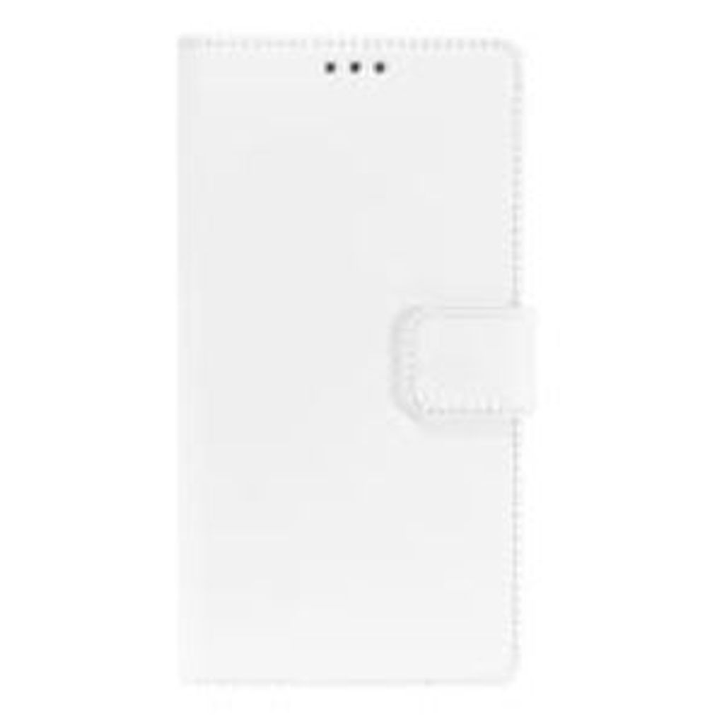 Book Case Handyhülle für Samsung Galaxy A7 Weiß Leder 4250710560875