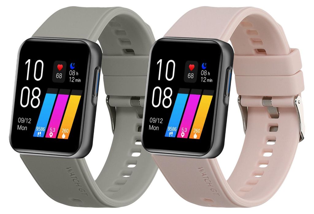 kwmobile 2x Uhrenarmband für GRV 22mm Smartwatch Armband - Produktbild 