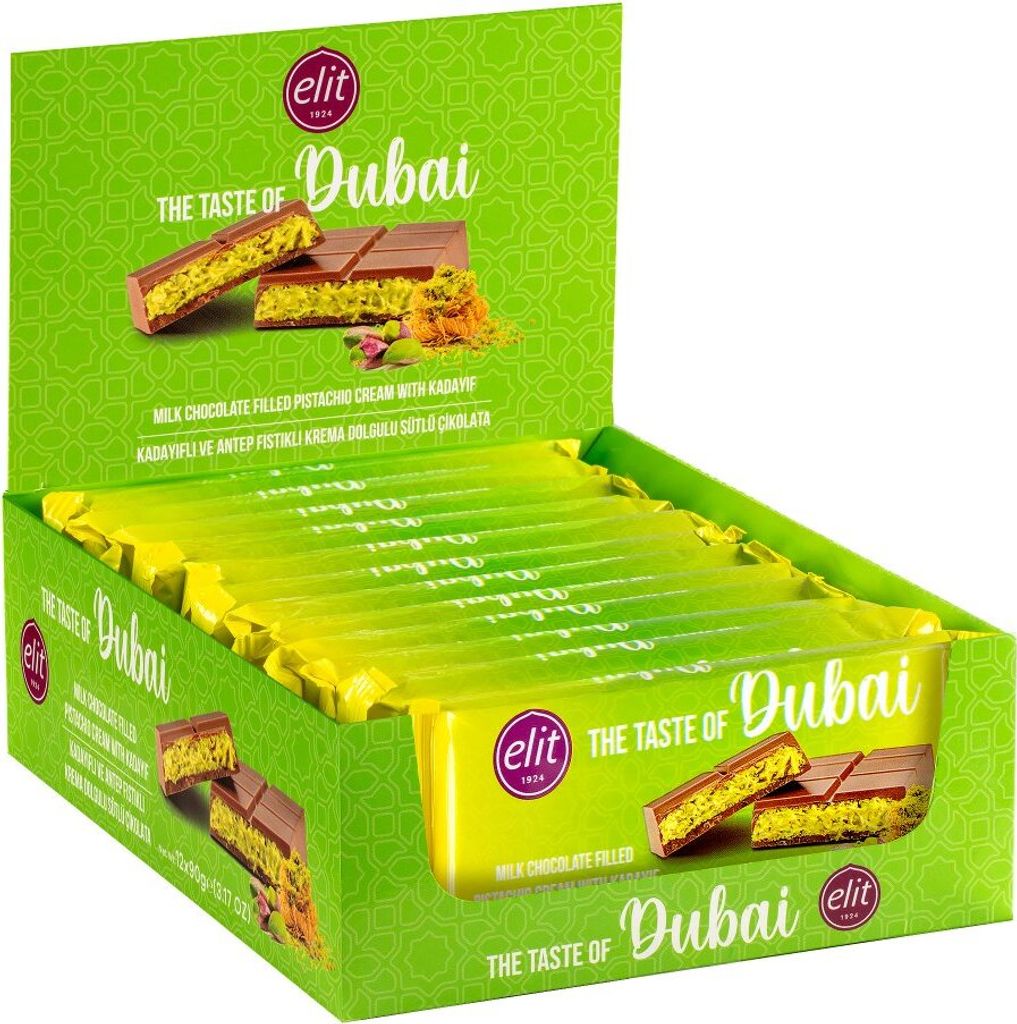 Elit The Taste of Dubai Style Schokolade 90g (Türkei) Produktbild 5
