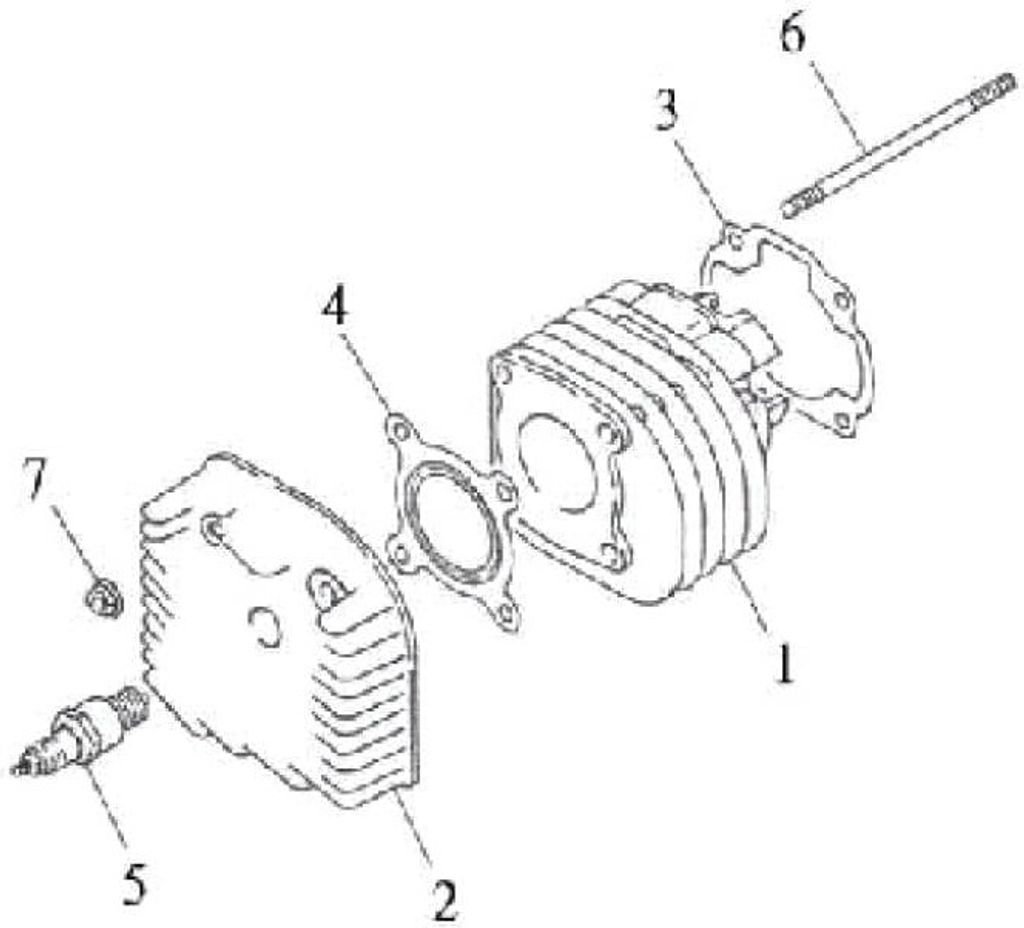 Kreidler F-Kart 100 Dichtung Zylinderfuß 100ccm 2Takt 11151-NAN-00 Motorroller.de Fußdichtung Zylinderdichtung ZylinderFußdichtung unten Ersatzteil