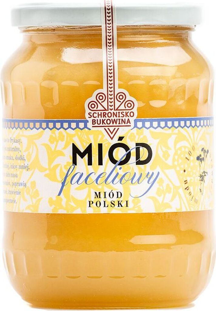 Miód faceliowy 710 ml/1kg -Schronisko Bukowina Zdjęcie produktu 