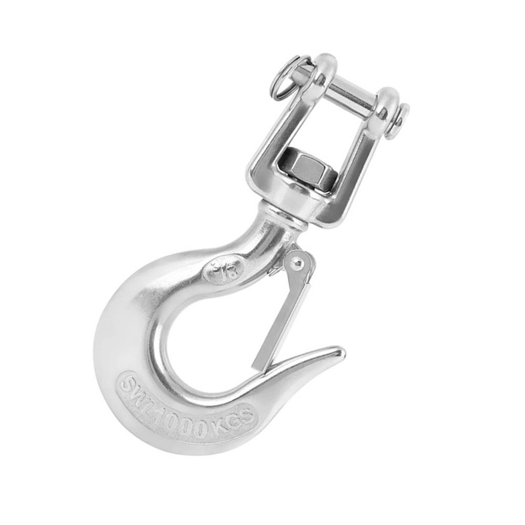304 Stainless Steel Swivel Lifting Hook mit Latch Rigging Accessory (1000KG)