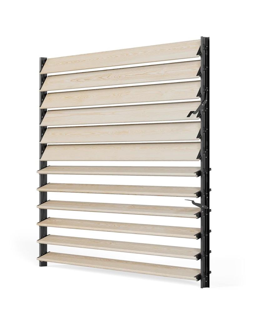 Woodino Garten-Shutters 120 cm mit 12 Holzlamellen, Produktbild 