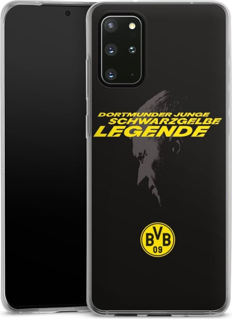 DeinDesign Slim Hülle für Samsung Galaxy S20 Plus Silikon Case Ultra Dünn Handyhülle BVB Borussia Dortmund Marco Reus