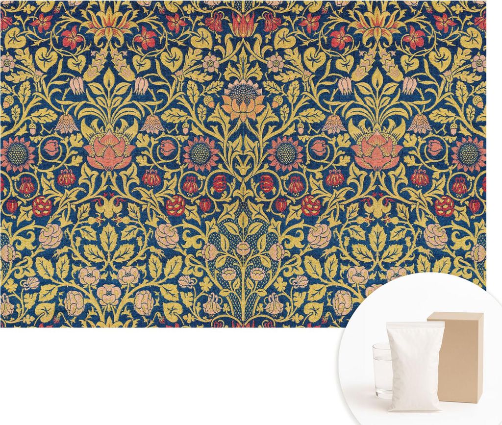 Fototapete - Wandbilder für Wohnzimmer - 104x70 cm - Dekorative Wandfolie - Modernes Design für Wanddekoration - Tapeten für Innenräume - Blume...