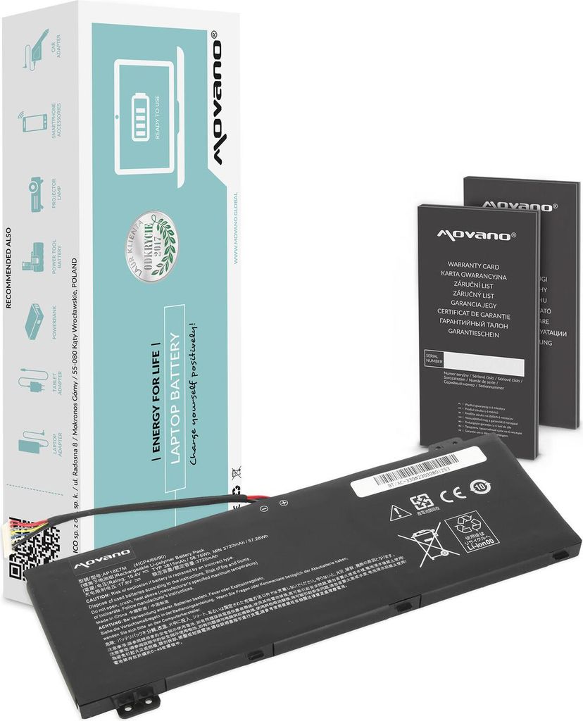 AP18E7M Akku für Acer AN515-54 AN517-51 Produktbild 