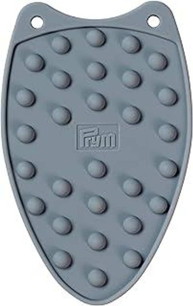 Prym 611909 Bügeleisen-Ablage MINI – Hitzebeständige Silikon-Ablage mit Noppen, 15x10?cm – Rutschfester Untersetzer für Mini-Dampfbügeleise...