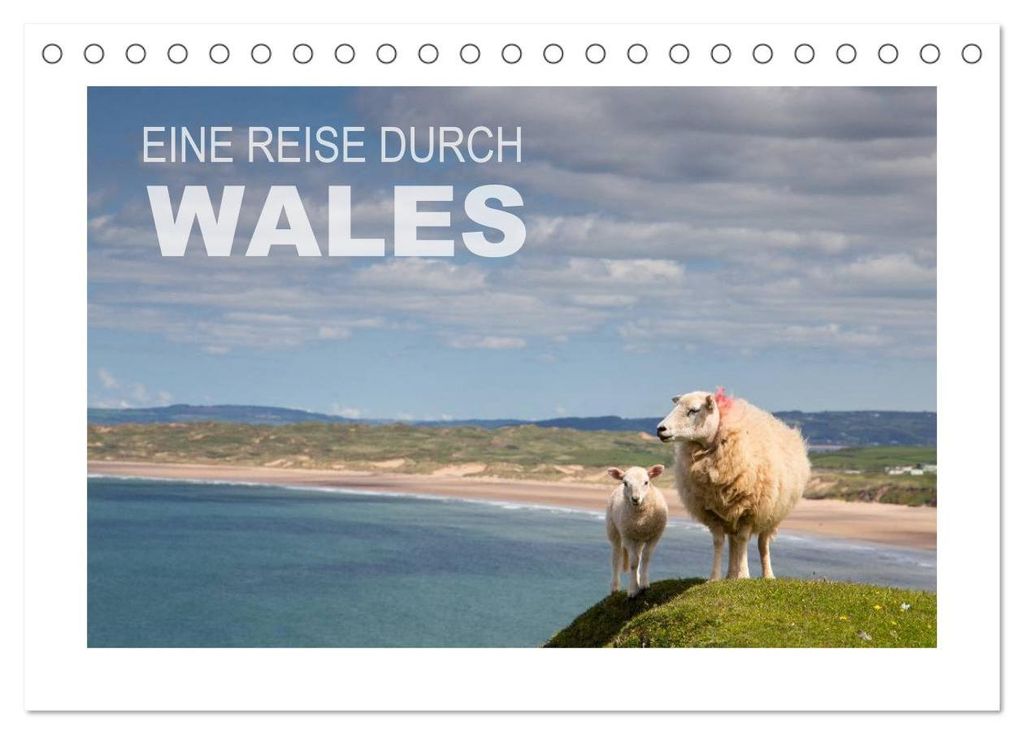 Eine Reise durch Wales (Tischkalender 2027 DIN A5 quer), CALVENDO Monatskalender