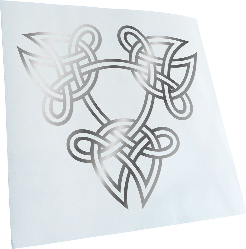 Kiwistar - Autoaufkleber - Knotenmuster Heckscheibe - Aufkleber für Auto Kfz Fahrrad, LKW, Truck Mofa