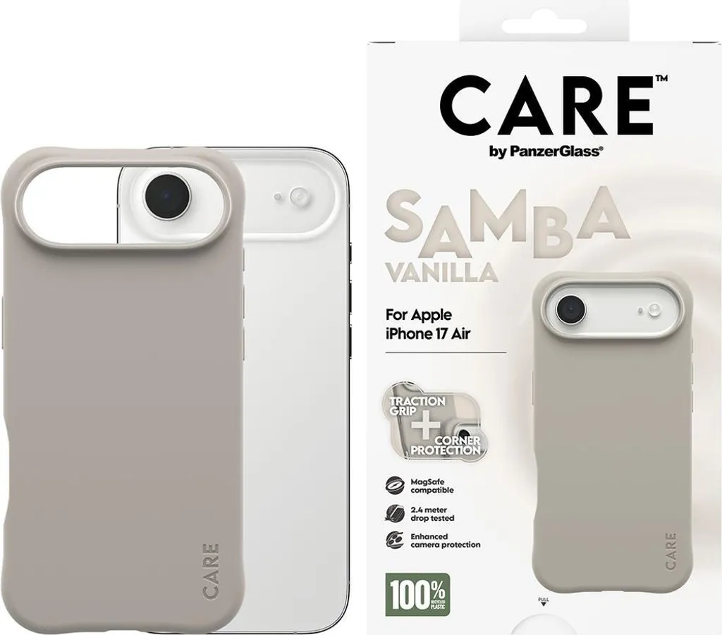 PanzerGlass Samba MagSafe Case per iPhone Air - Lusso Grigio Szary