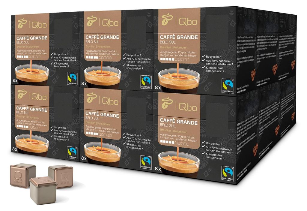 Tchibo Qbo Caffè Grande Belo Sul Premium Kaffeekapseln, 144 Produktbild 