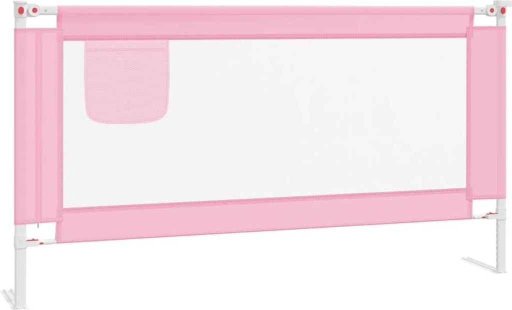 vidaXL Barrière de sécurité pour jeune enfant Rose 160x25 Image du produit 