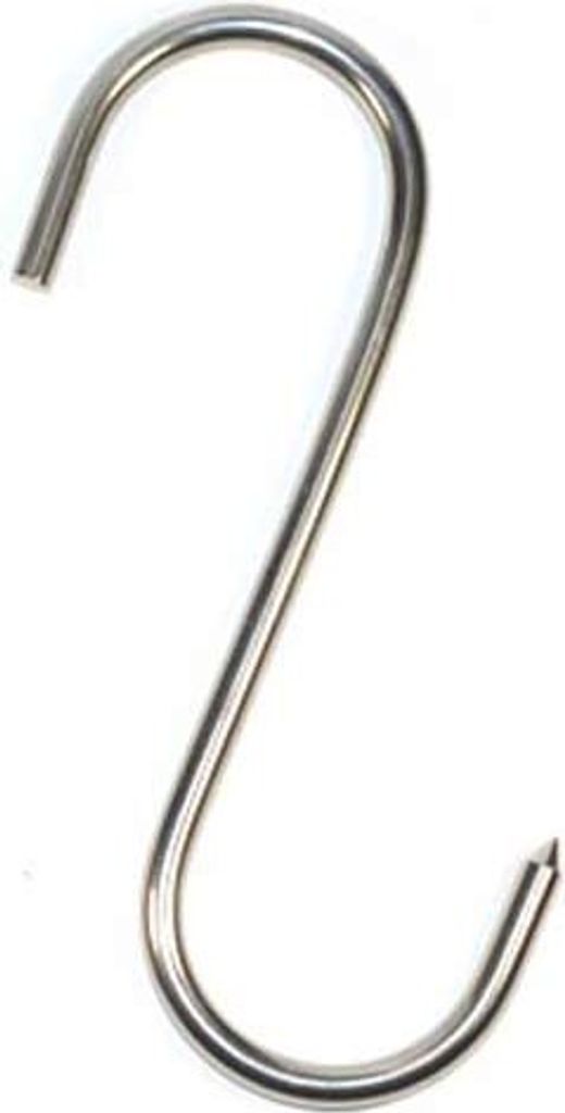 Fleischerhaken 6x160mm, Zinn - Ausführung Zinn - 10er-Pack