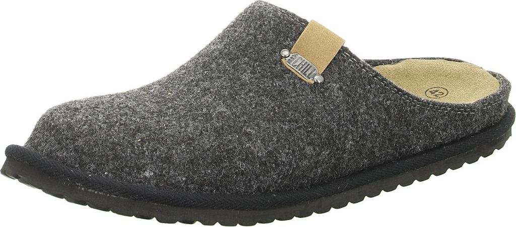 Home Comfort Herren-Pantoffel Grau, Farbe:grau, EU Größe:43