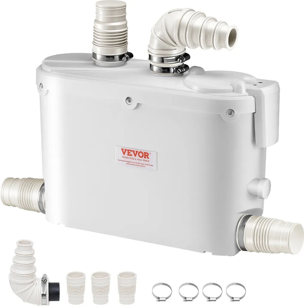 Pompe de relevage silencieuse 110 l/min avec moteur puissant 500W