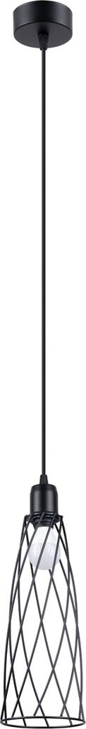 Pendelleuchten SUBA 1 schwarz 1xE14 10W Stahl 139x12x12cm Sollux Lighting