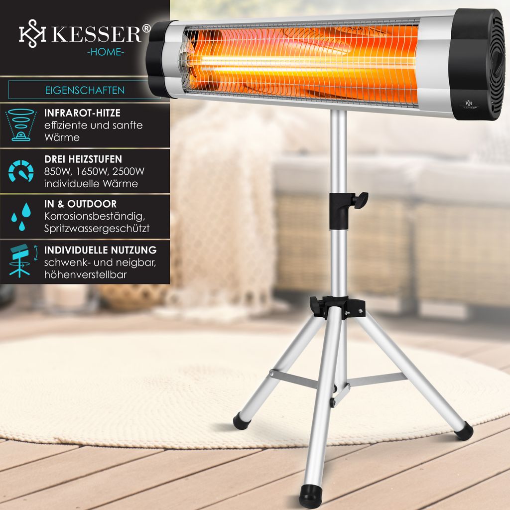 KESSER® Infrarotstrahler Heizstrahler Terrassenstrahler Produktbild 3