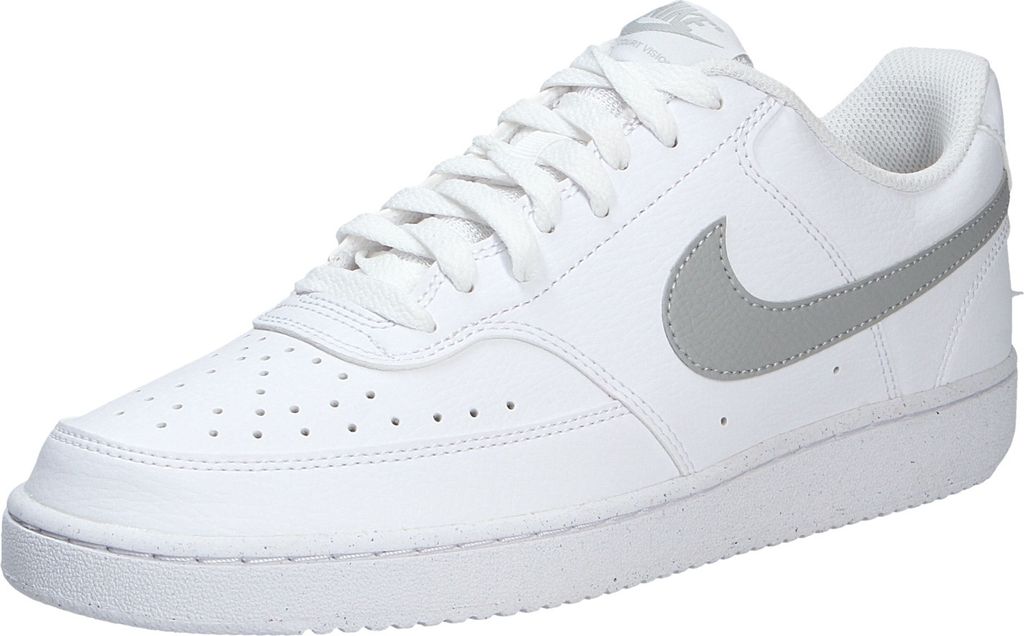 Nike Court Vision Low Next Nature "White Light Smoke Grey" Weiß/Grau, Größe: 45