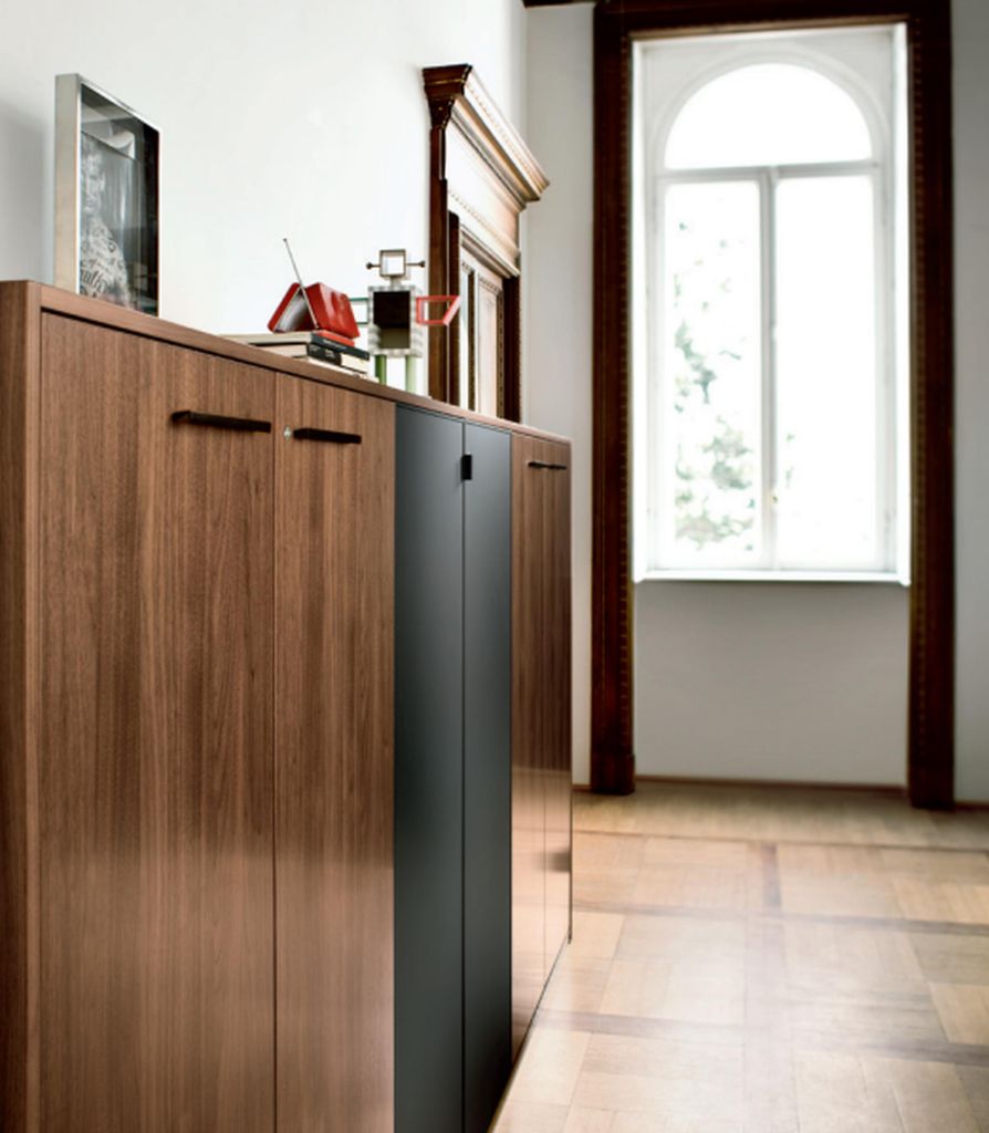 Aktenschrank Register Schrank Schiebetüren Fachböden Büro Schränke Einrichtung
