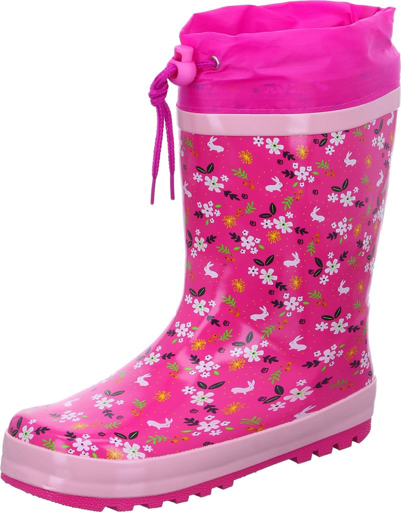 Sneakers Kinder-Gummistiefel gefüttert Pink, Farbe:rot, EU Größe:26