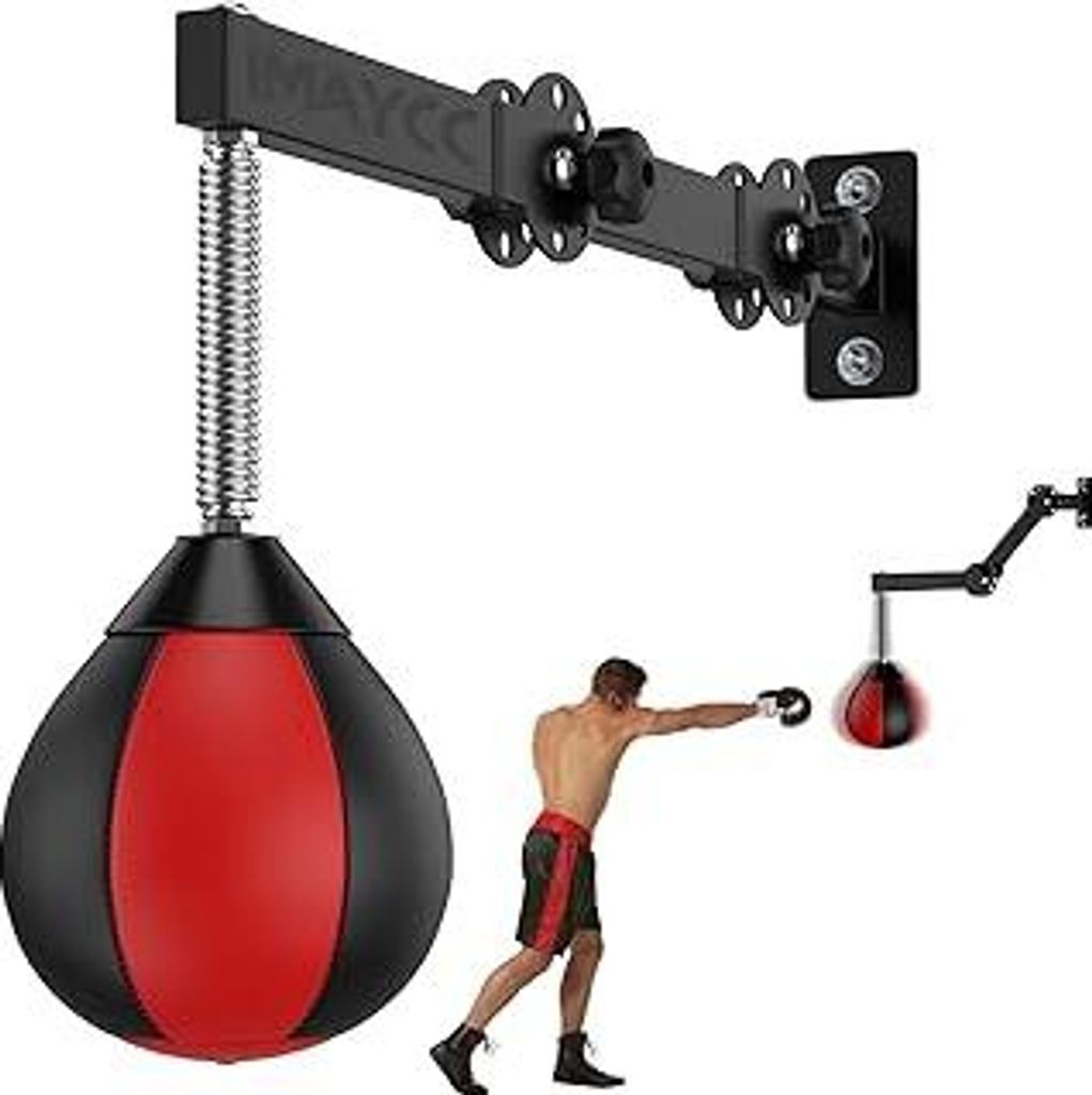 Neues Upgrade Speed Punchingball, Höhenverstellbar & Faltbar, Punch Fit - Boxsack für die Tür, Punching Bag Boxsack Hängend for Children, Teena...