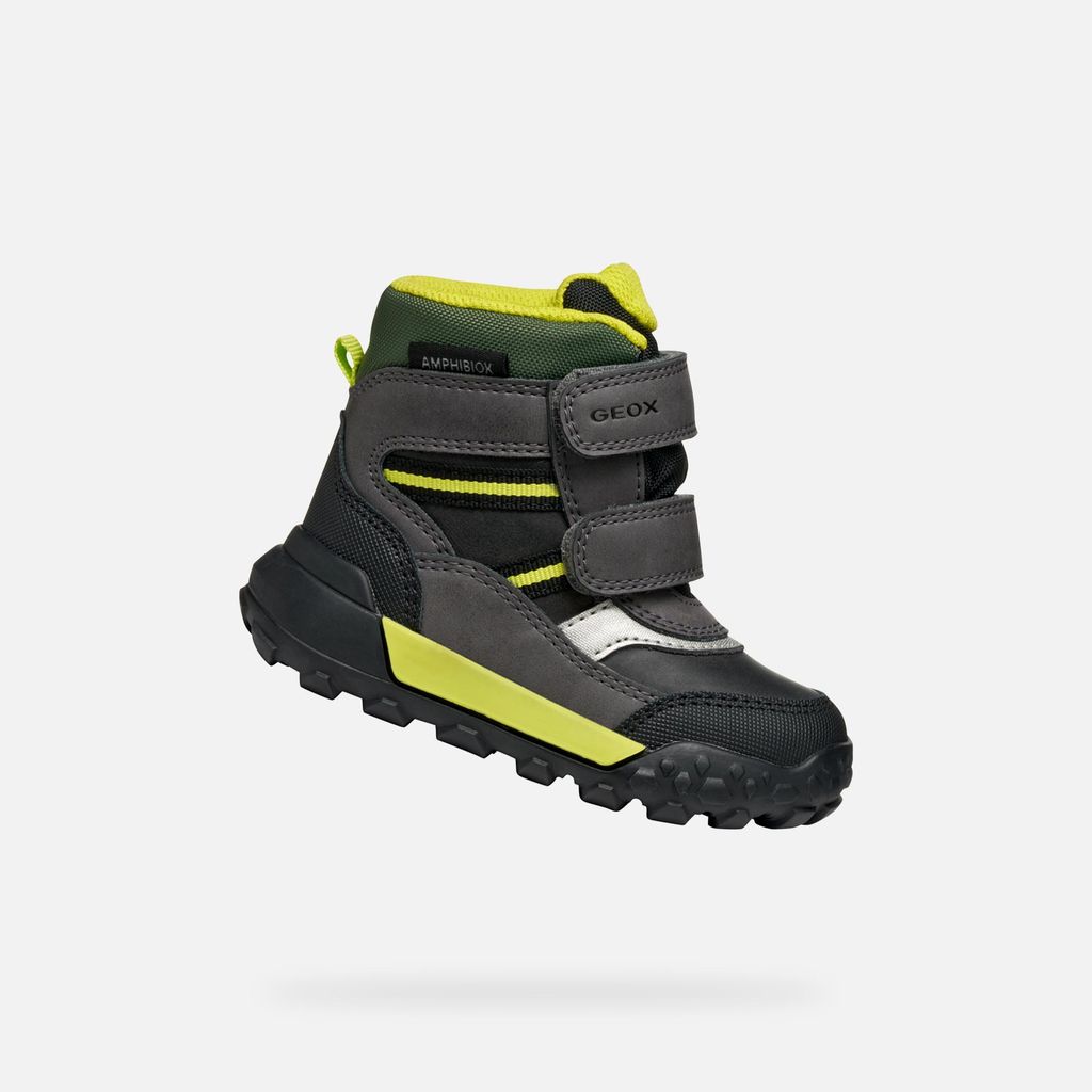 Geox Boys First Steps Trekkyup ABX Schwarz 23