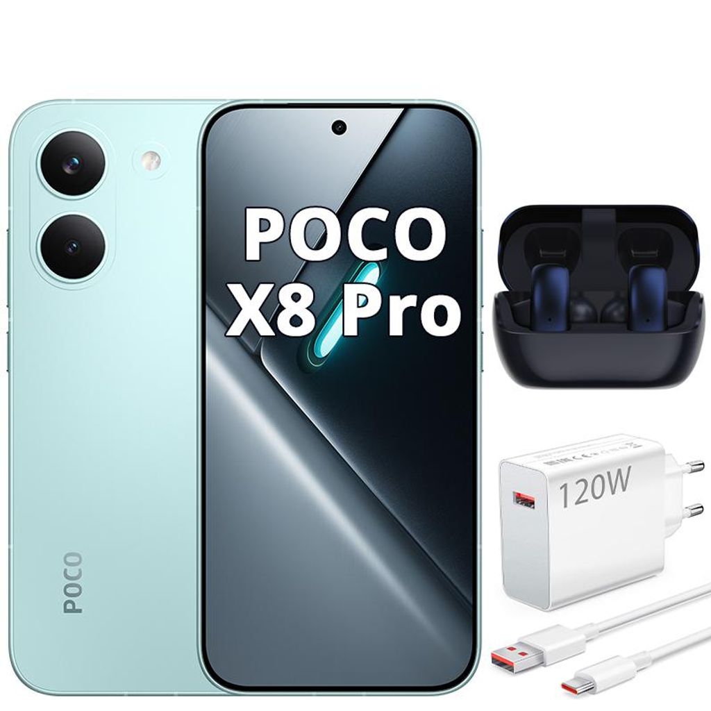 Smartphone XIAOMI POCO X8 Pro 5G, 12GB di RAM, 512GB di Immagine del prodotto 