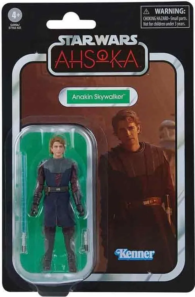 Figurine articulée Ahsoka & Anakin Skywalker Star Wars - Taille 9,5 cm