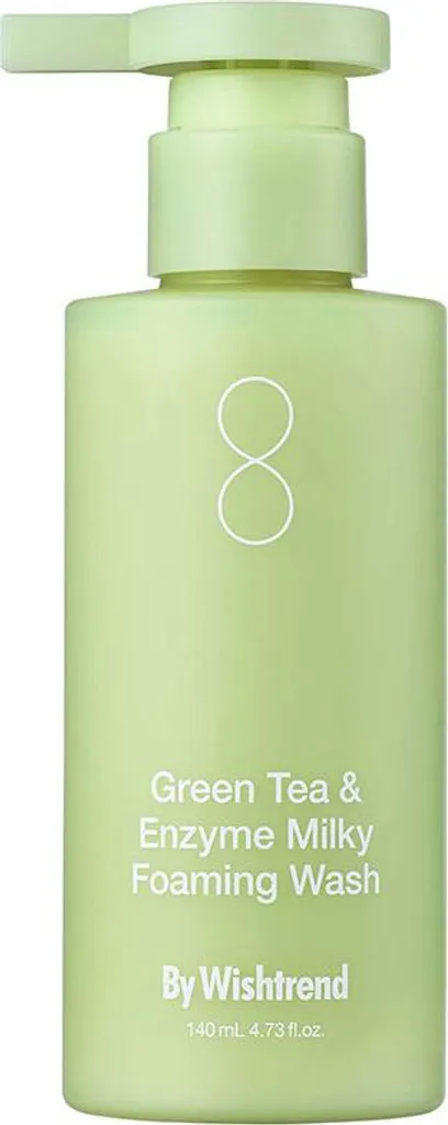 Nettoyant Lacté aux Enzymes et Thé Vert By Wishtrend 140ml Soin Doux