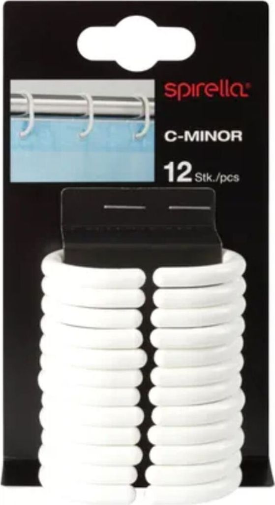 Spirella C-Minor, Biela, Polypropylene, 80 mm, 140 mm, 45 Obrázok produktu 
